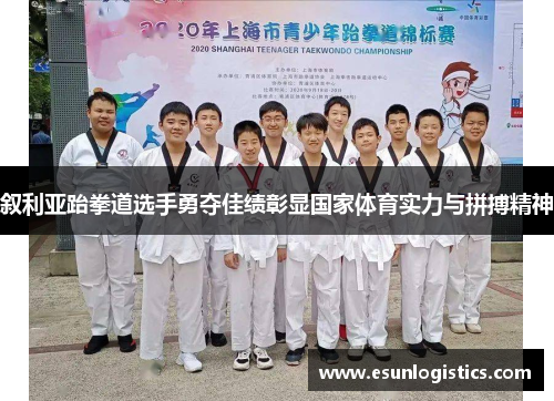 叙利亚跆拳道选手勇夺佳绩彰显国家体育实力与拼搏精神